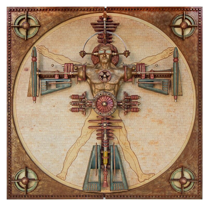 Renaissance Man 2.0(Science) - Artificial Intelligence: Beyond the Age of Reason - a Sculpture & Installation by Robert Obier